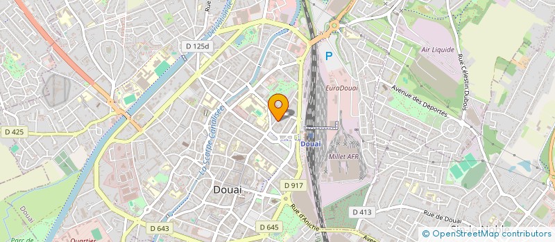 localisation de l'entreprise H2OC à DOUAI