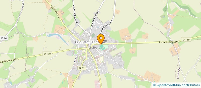 localisation de l'entreprise H2ODISTRI  CRIQUETOT L'ESNEVAL