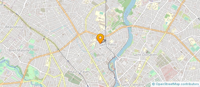 localisation de l'entreprise H2OE à NANTES