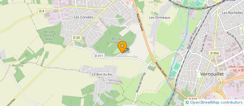 localisation de l'entreprise H2OZ à VERNOUILLET