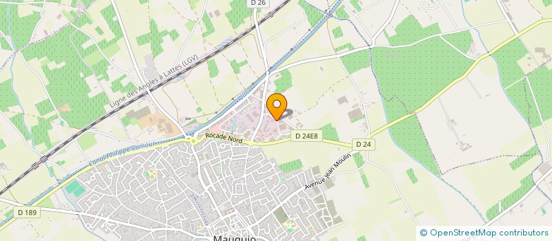 localisation de l'entreprise H2P  MAUGUIO