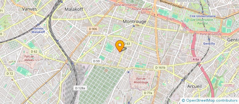 localisation de l'entreprise H2PM  MONTROUGE