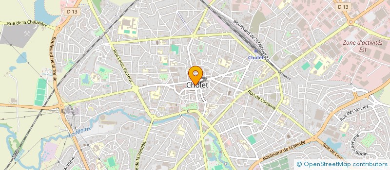 localisation de l'entreprise H2R à CHOLET