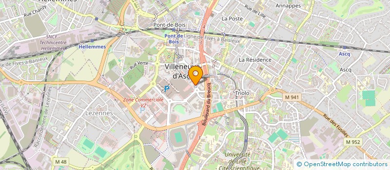 localisation de l'entreprise H2R à VILLENEUVE-D'ASCQ