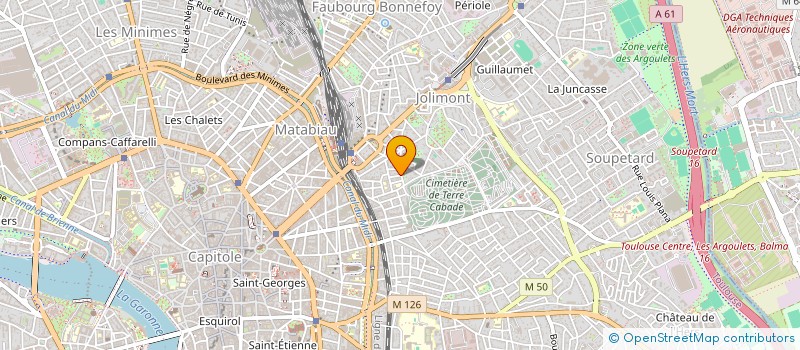 localisation de l'entreprise H2R à TOULOUSE