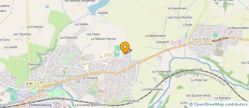 localisation de l'entreprise H2R  CHATEAUBOURG