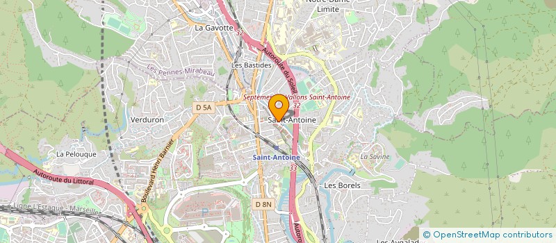 localisation de l'entreprise H2R CONSTRUCTION à MARSEILLE