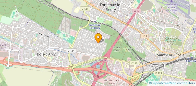 localisation de l'entreprise H2RM à BOIS-D'ARCY
