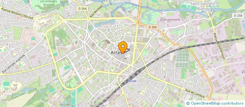 localisation de l'entreprise H2ROS à ARRAS