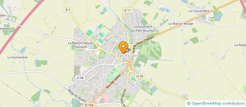 localisation de l'entreprise H2RV à ESSARTS-EN-BOCAGE