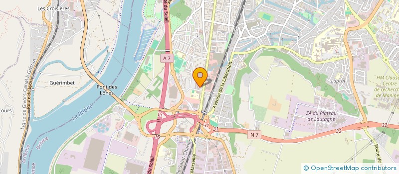 localisation de l'entreprise H2S à VALENCE