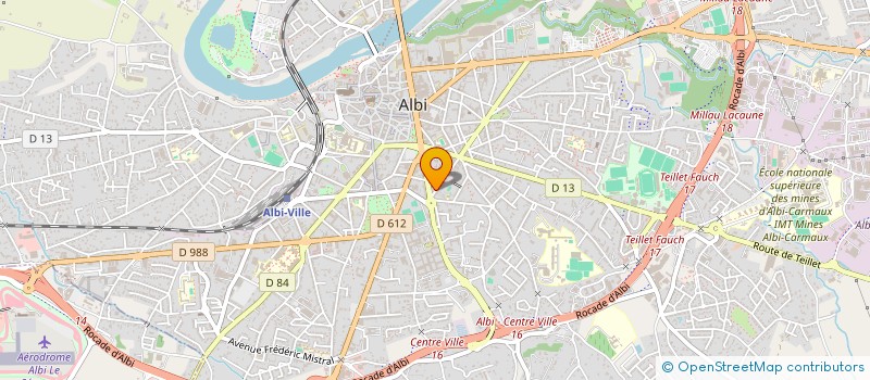 localisation de l'entreprise H2S à ALBI