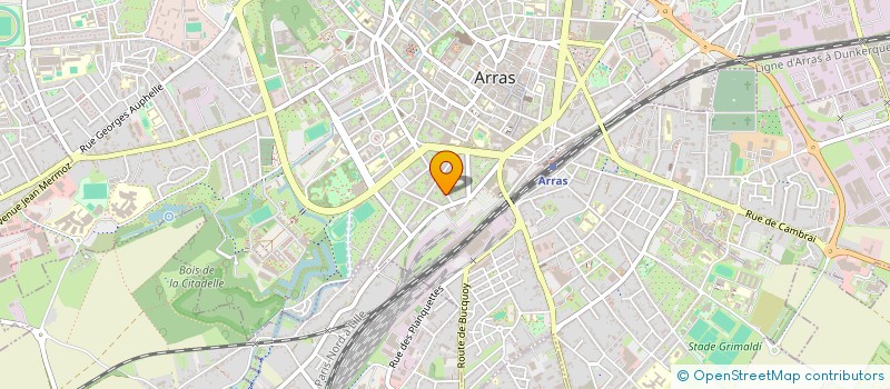 localisation de l'entreprise H2S à ARRAS