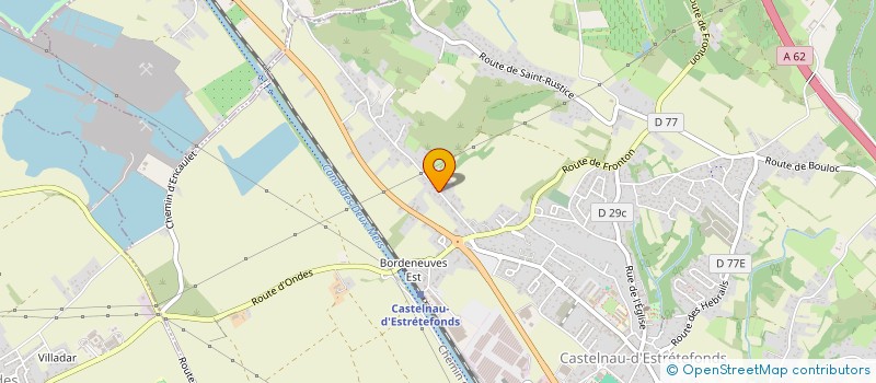 localisation de l'entreprise H2S à CASTELNAU-D'ESTRETEFONDS