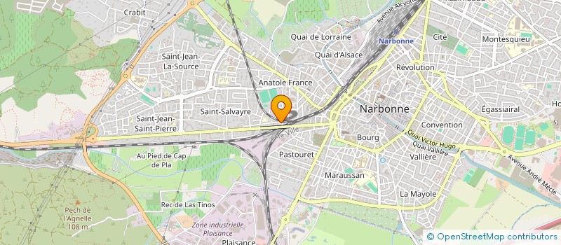 localisation de l'entreprise H2S à NARBONNE