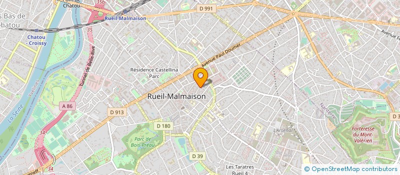 localisation de l'entreprise H2S IMMOBILIER à RUEIL-MALMAISON