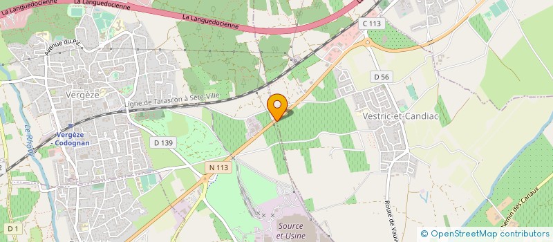 localisation de l'entreprise H2S SERVICES à VERGEZE
