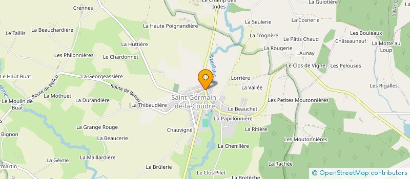 localisation de l'entreprise H2SC à SAINT-GERMAIN-DE-LA-COUDRE
