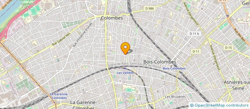 localisation de l'entreprise H2U  COLOMBES