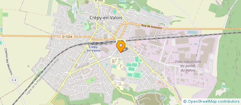 localisation de l'entreprise H2V  CREPY-EN-VALOIS