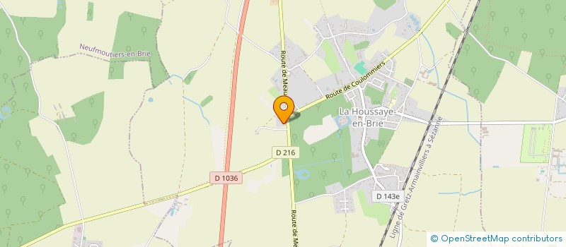 localisation de l'entreprise H2Y  LA HOUSSAYE-EN-BRIE