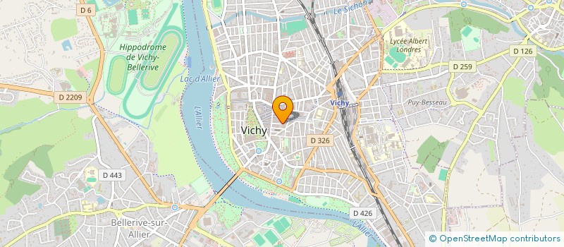 localisation de l'entreprise H3 à VICHY