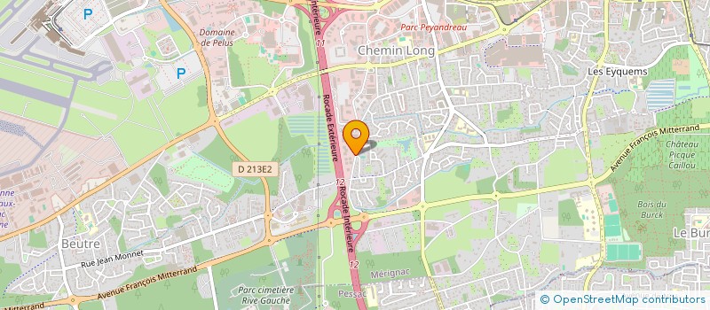 localisation de l'entreprise H3-VAELIA  MERIGNAC