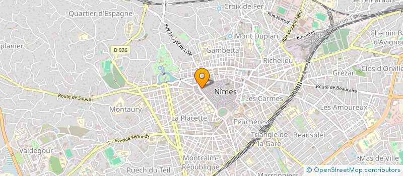 localisation de l'entreprise H30  NIMES