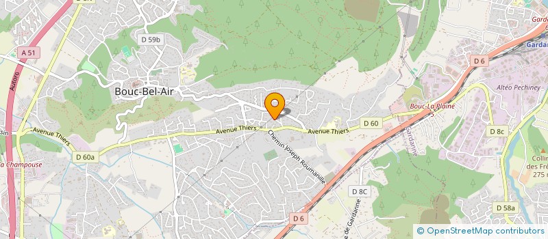 localisation de l'entreprise H360 HOLDING à BOUC-BEL-AIR