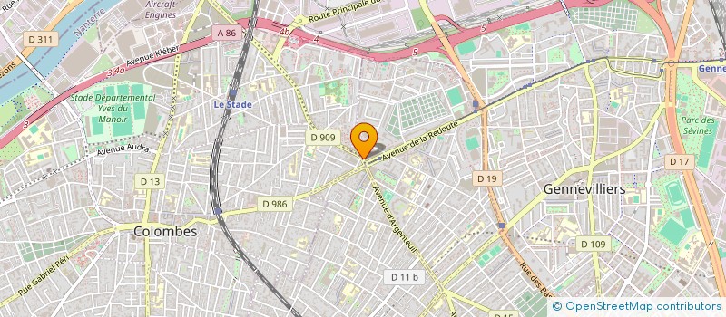 localisation de l'entreprise H382  ASNIERES-SUR-SEINE