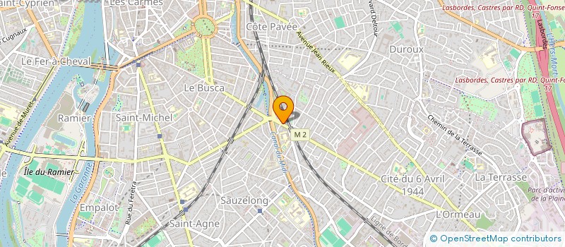 localisation de l'entreprise H3A à TOULOUSE