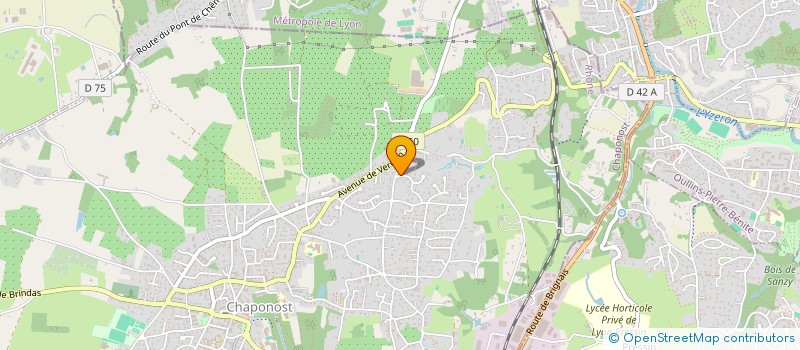 localisation de l'entreprise H3A  CHAPONOST