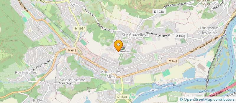 localisation de l'entreprise H3A IMMO  SCY-CHAZELLES