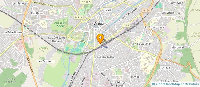 localisation de l'entreprise H3A INVEST S.A.S. à DREUX