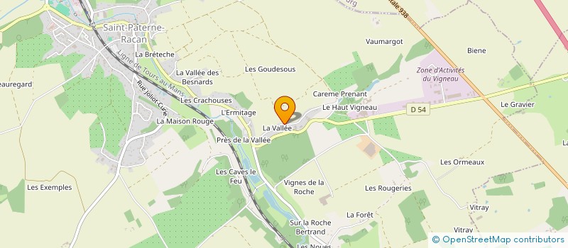 localisation de l'entreprise H3B  MARRAY