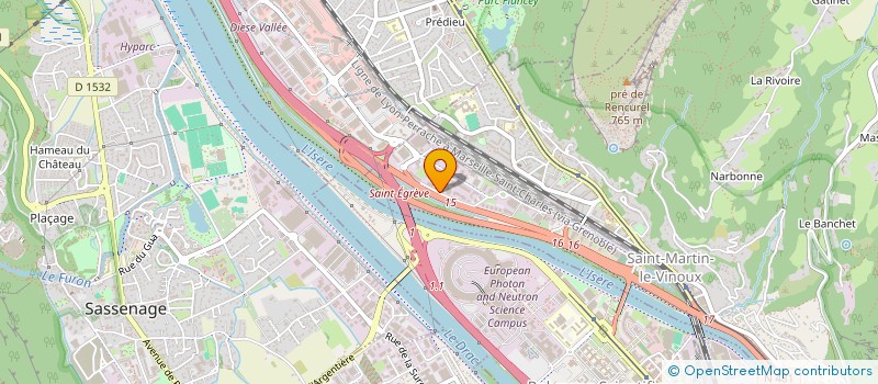 localisation de l'entreprise H3B  SAINT-MARTIN-LE-VINOUX