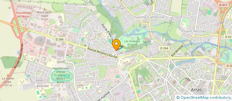 localisation de l'entreprise H3C à ARRAS
