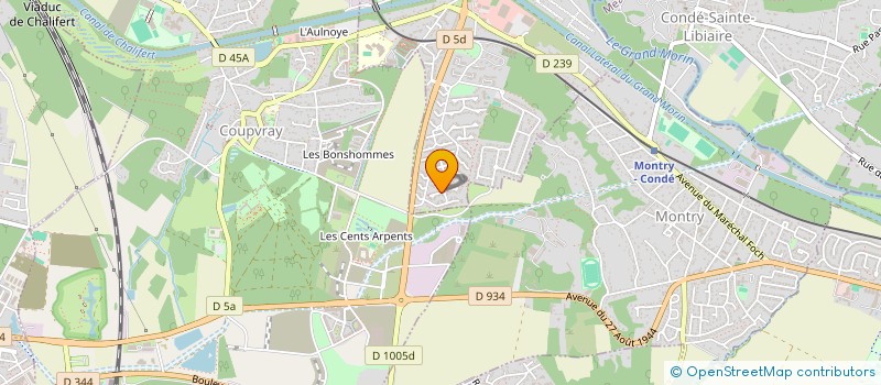 localisation de l'entreprise H3C à ESBLY