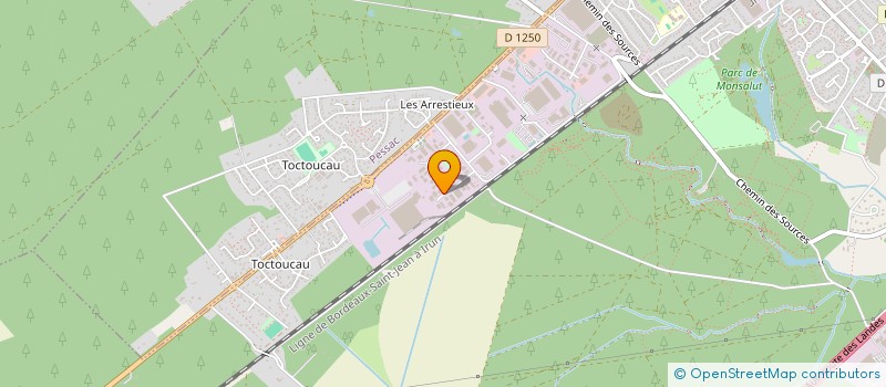 localisation de l'entreprise H3D L'HYDRAULIQUE EN 3 DIMENSIONS  CESTAS