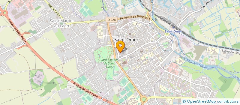 localisation de l'entreprise H3E à SAINT-OMER
