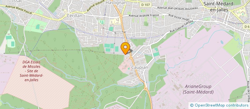 localisation de l'entreprise H3F  SAINT-MEDARD-EN-JALLES