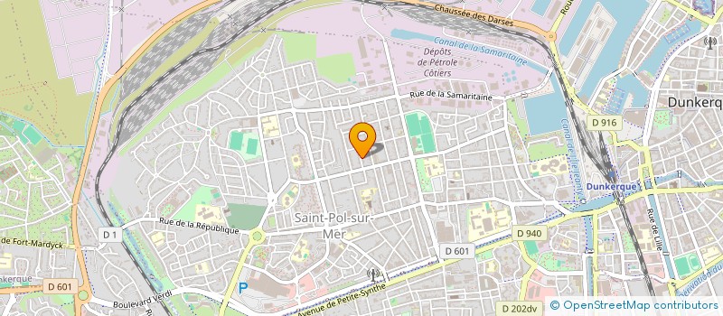 localisation de l'entreprise H3JS à DUNKERQUE