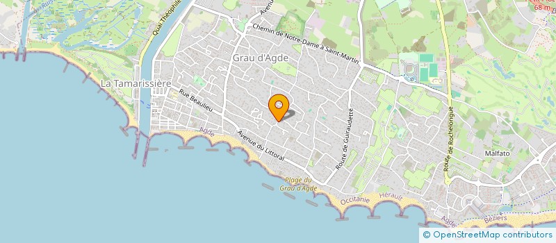 localisation de l'entreprise H3L  AGDE