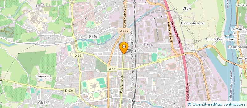 localisation de l'entreprise H3M à VILLEFRANCHE-SUR-SAONE