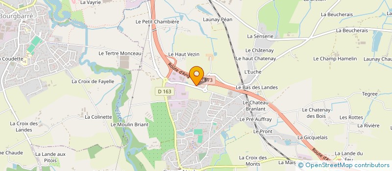 localisation de l'entreprise H3M  CHATEAUBOURG