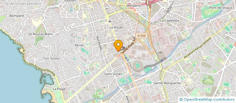 localisation de l'entreprise H3T à MARSEILLE