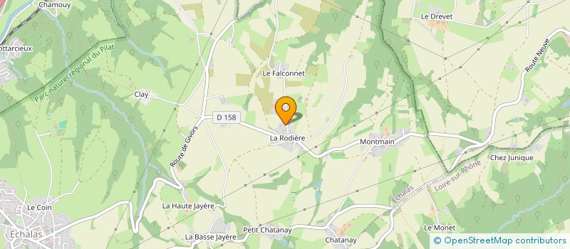 localisation de l'entreprise H4 CONSULTING  ECHALAS