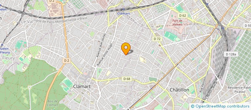 localisation de l'entreprise H4A à CLAMART