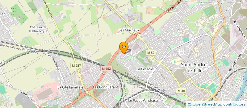 localisation de l'entreprise H4C à LAMBERSART