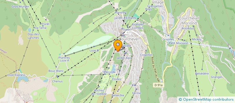 localisation de l'entreprise H4L COURCHEVEL à COURCHEVEL